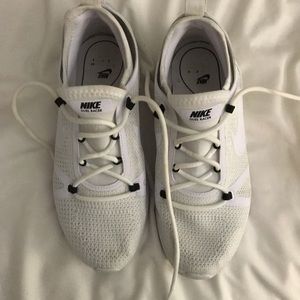 Nike Duel Racer White Sneakers Size 8